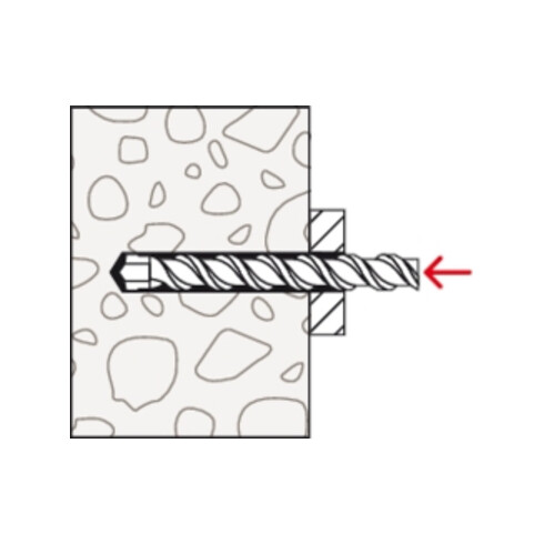 fischer DuoXpand 10x100 T mit FUS-Schraube