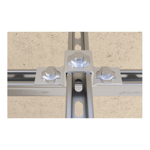 fischer Durchsteckverbinder PFCN 41 A4