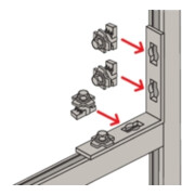 fischer Durchsteckverbinder PFCN 41 A4-5