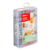 fischer easyDIY Boîte Décoration + Vis (113 pièces)-1