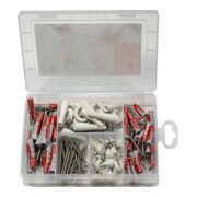 fischer easyDIY Boîte Décoration + Vis (113 pièces)-2