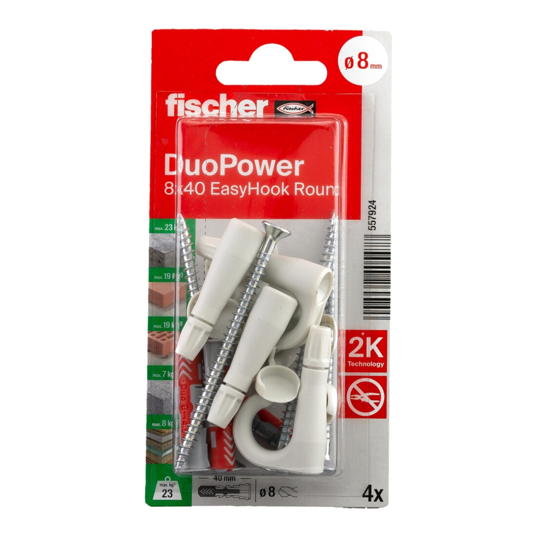 fischer EasyHook Round DuoPower 8x40