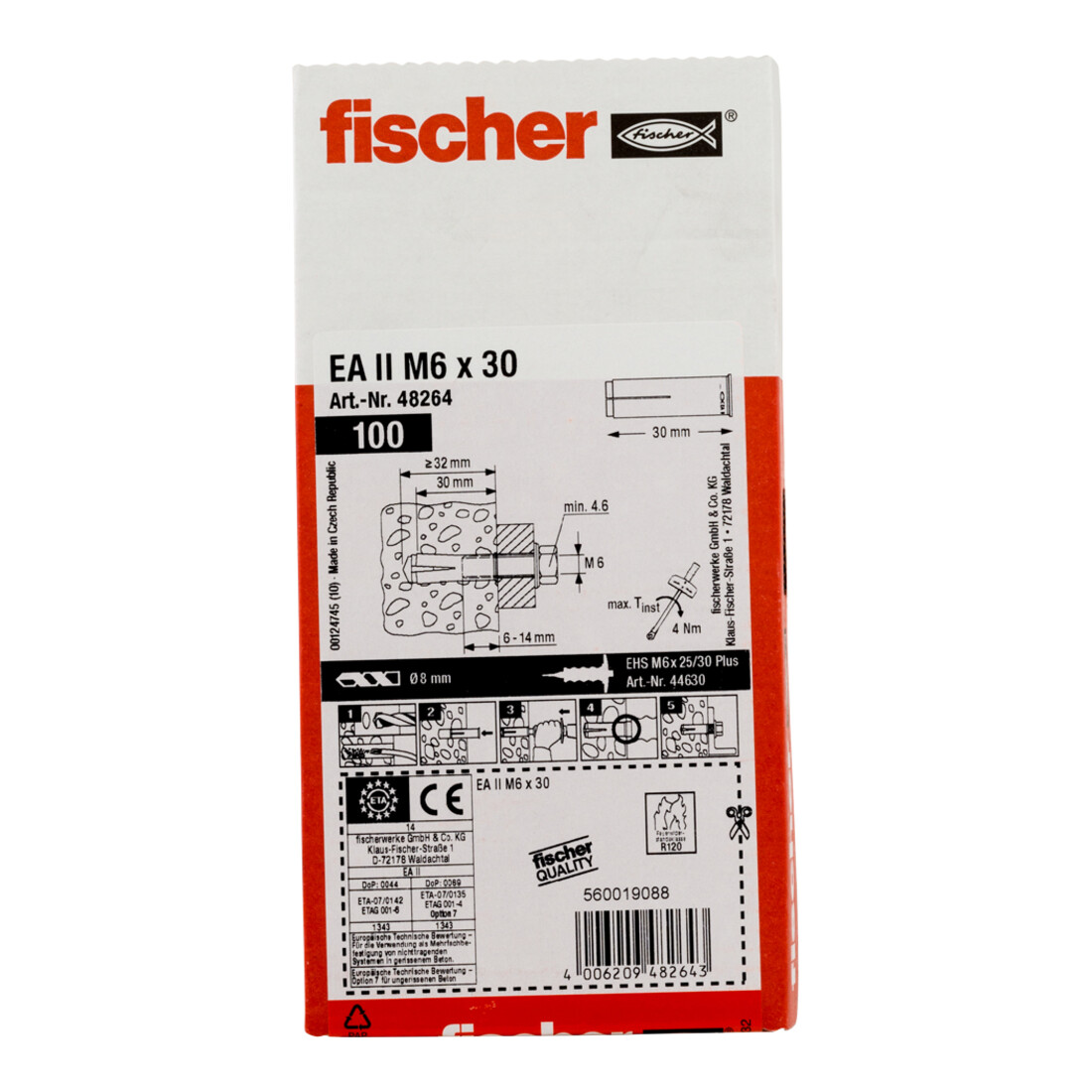 fischer Einschlaganker EA II M6 GVZ