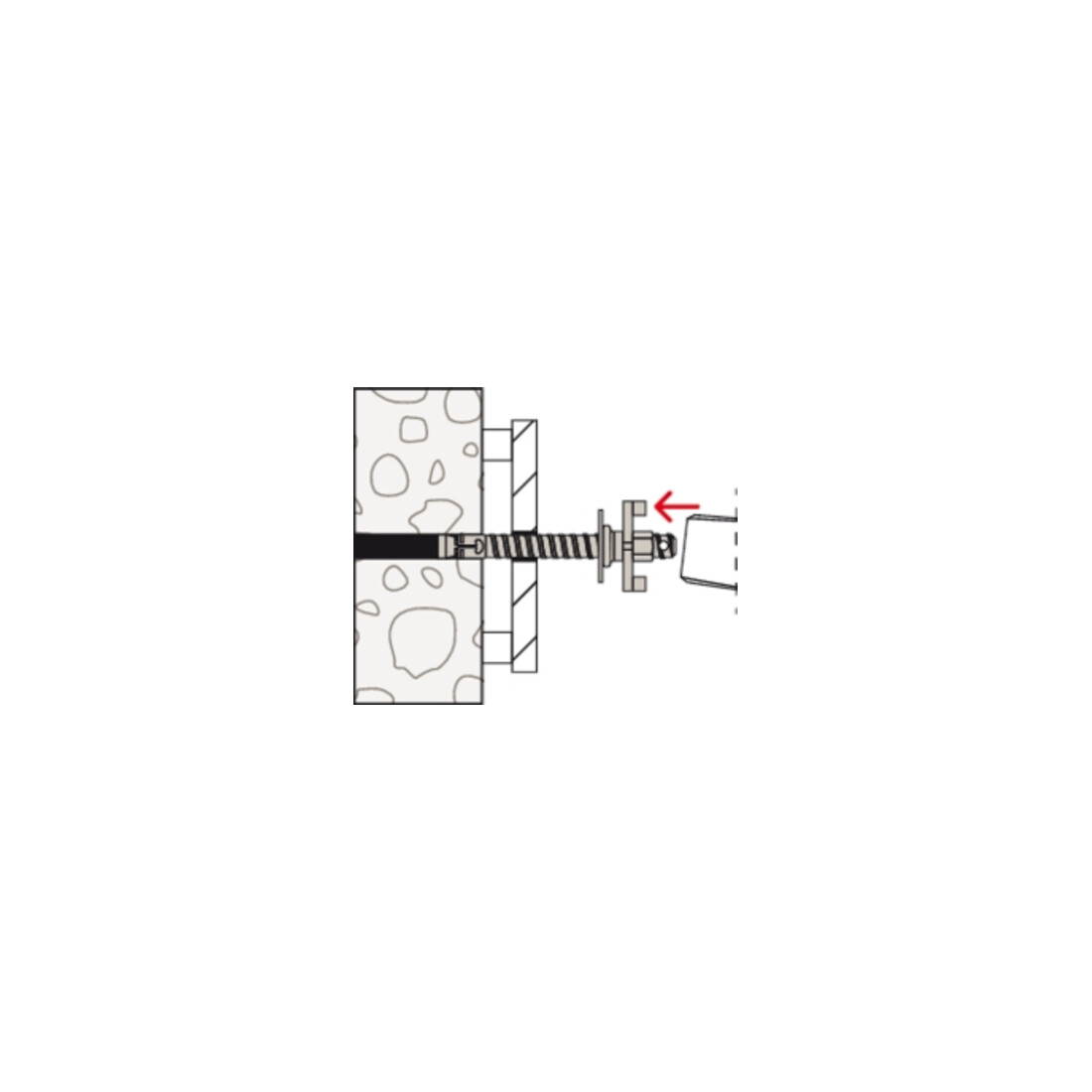 fischer Ensemble de fixation FDBB 16/200 Set pour carotteuses
