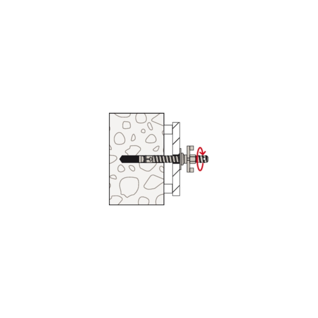 fischer Ensemble de fixation FDBB 16/200 Set pour carotteuses