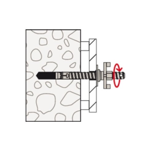fischer Ensemble de fixation FDBB 16/200 Set pour carotteuses