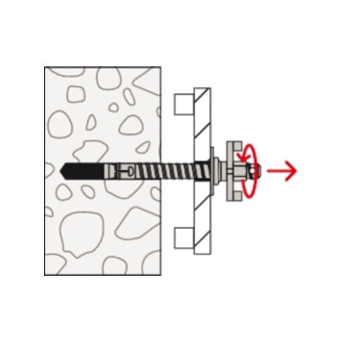 fischer Ensemble de fixation FDBB 16/200 Set pour carotteuses