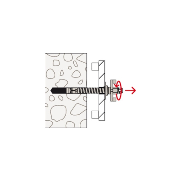 fischer Ensemble de fixation FDBB 16/200 Set pour carotteuses