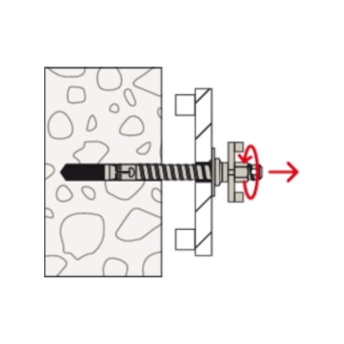 fischer Ensemble de fixation FDBB 16/200 Set pour carotteuses