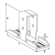 fischer Équerre de montage FMA 120-5