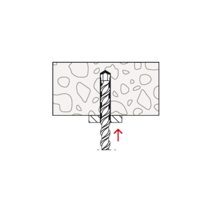fischer FDZ 6/5 Clou en acier électrozingué - tête plate
