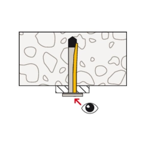 fischer FDZ 6/5 Clou en acier électrozingué - tête plate