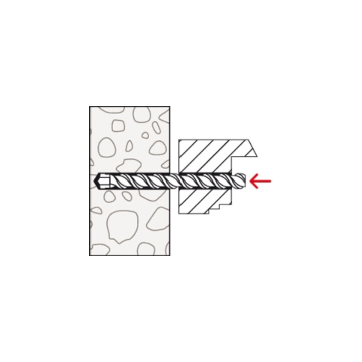 fischer Fensterrahmendübel F 10 M 202 B SB-Karte