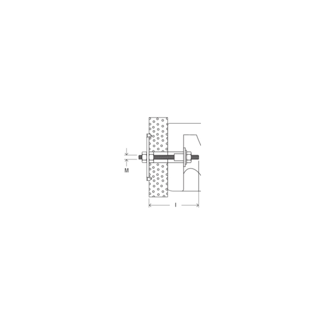 fischer Fixation pour lavabos et urinoirs WDP 10 x 170