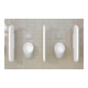 Fixation pour lavabos fischer WST-4