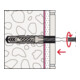 fischer Fixation pour urinoirs UST 10 x 120