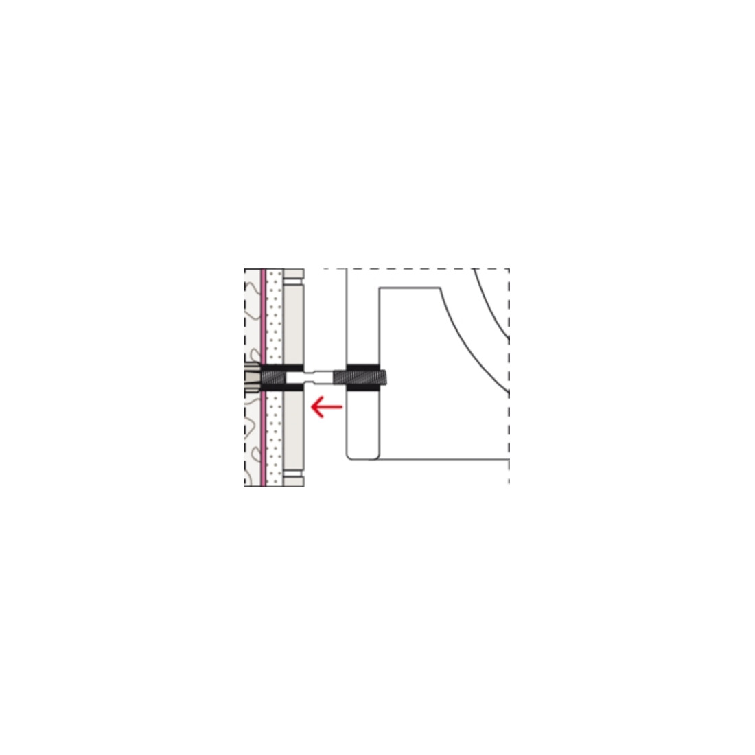 fischer Fixation pour urinoirs UST 10 x 120