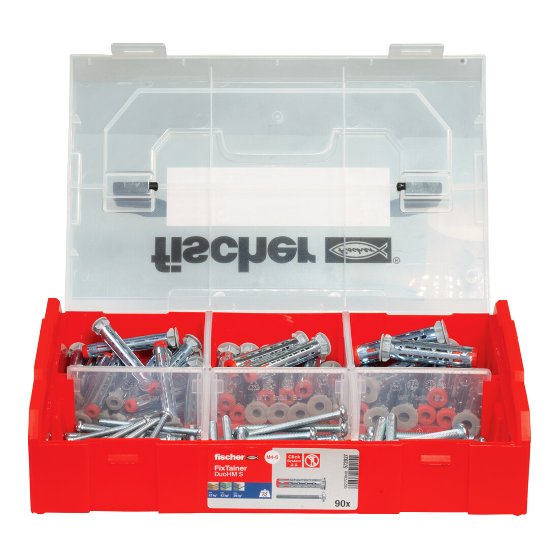 fischer FixTainer avec chevilles DuoHM TX 90 pcs.