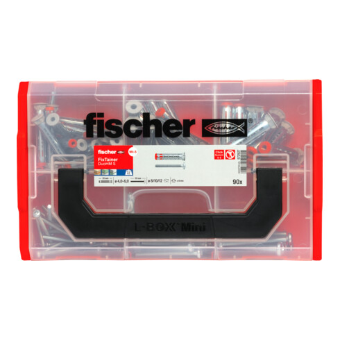 fischer FixTainer avec chevilles DuoHM TX 90 pcs.