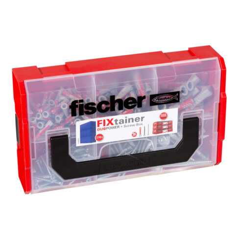 fischer FixTainer - Chevilles tous matériaux fischer DuoPower avec vis