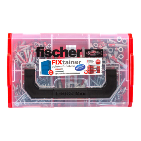 fischer FIXtainer drilling & dowelling (306 pièces)