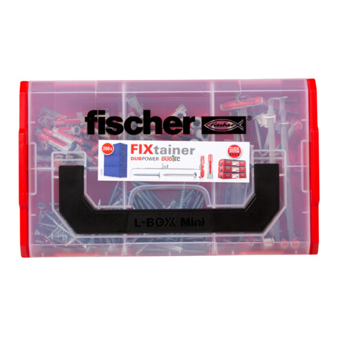 fischer  FixTainer DuoPower/DuoTec pluggen met schroeven