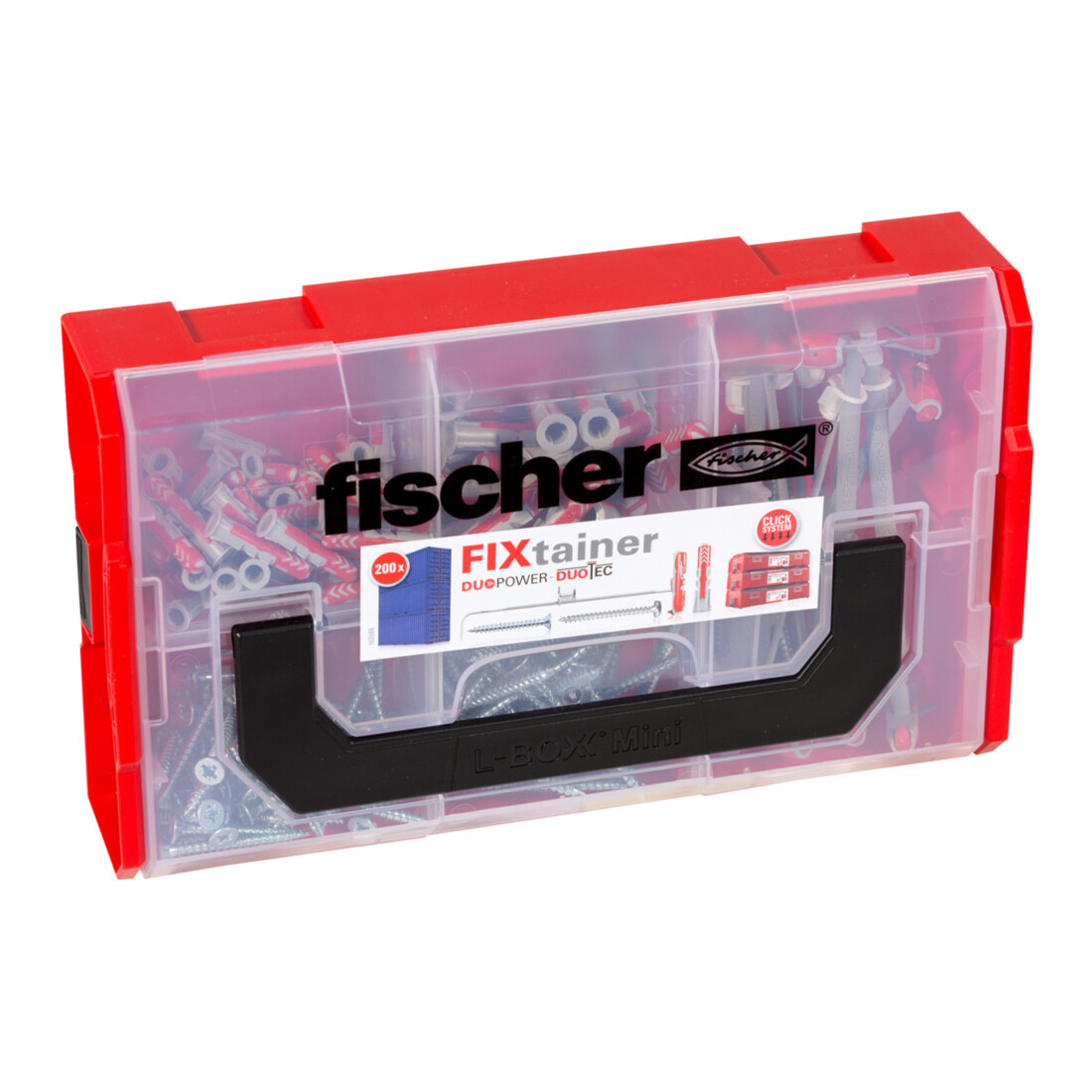 fischer FIXtainer - DuoPower-DuoTec + Screw (NV)