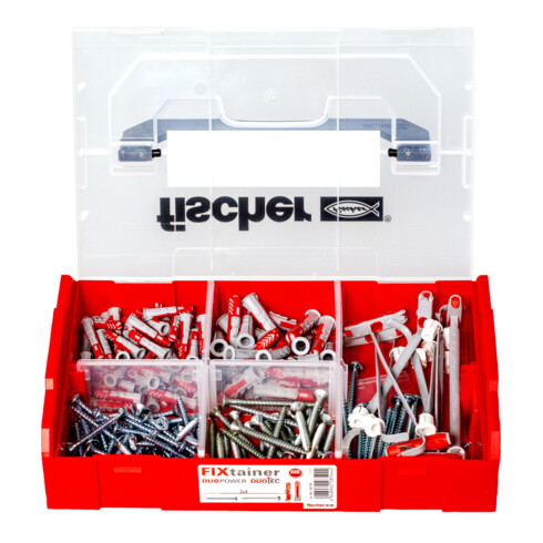 fischer FIXtainer - DuoPower-DuoTec + Screw (NV)