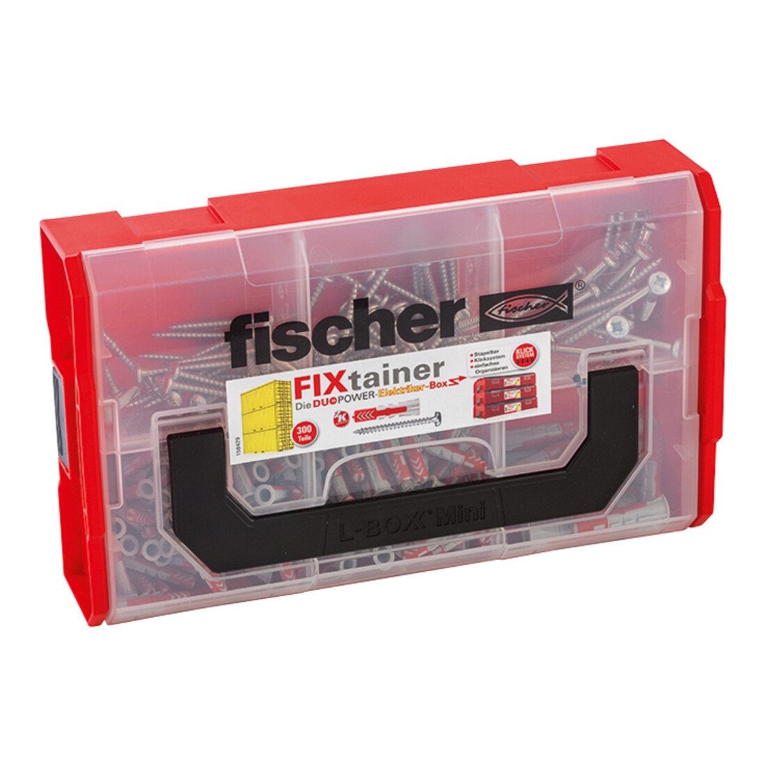 fischer FixTainer - DuoPower Elektriker (300-delig)