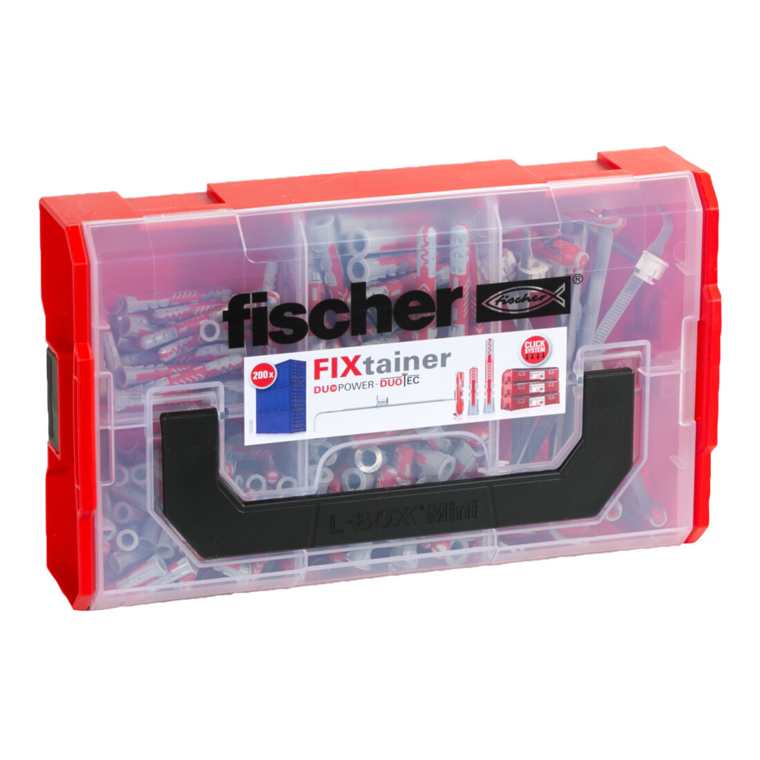 fischer FIXtainer - DuoPower ku/la DuoTec (200) NV