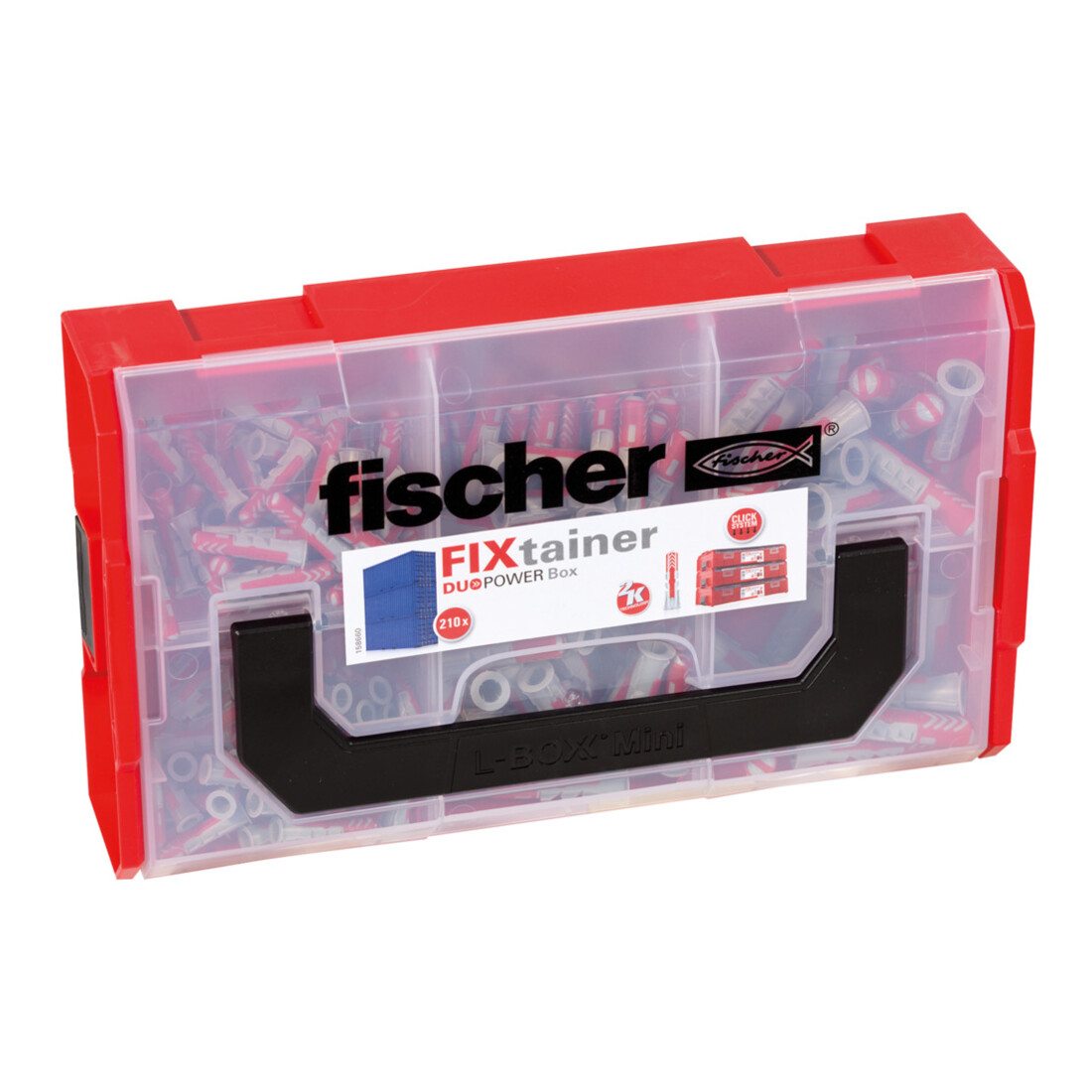 fischer FixTainer DuoPower pluggen