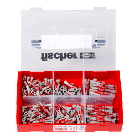 fischer FixTainer DuoPower pluggen kort en lang