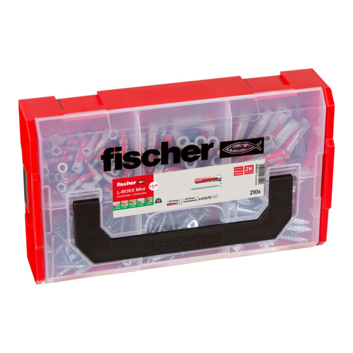fischer FIXtainer - DUOPOWER + vis (210)