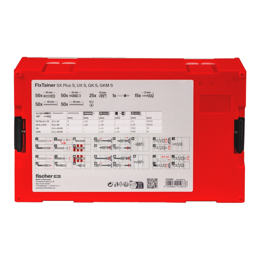 fischer FIXtainer - Hält-Alles-Box