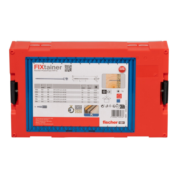 fischer FixTainer PowerFast II SK TG TX + Bit