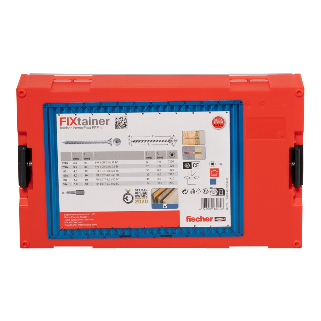 fischer FixTainer PowerFast II SK VG TX + Bit