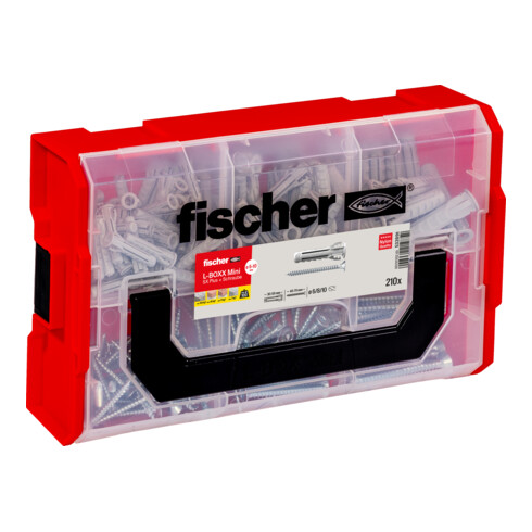 fischer FIXtainer - SX plug and screw box