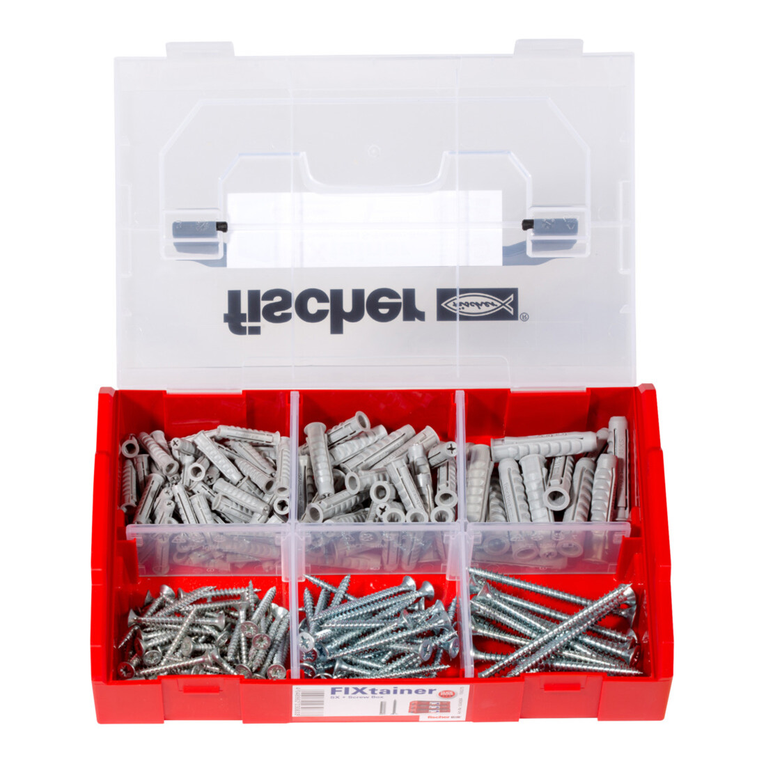 fischer FixTainer - SX pluggen met schroeven