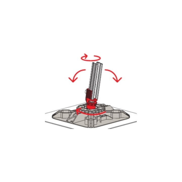 fischer Flachdachfuß FFRB standard