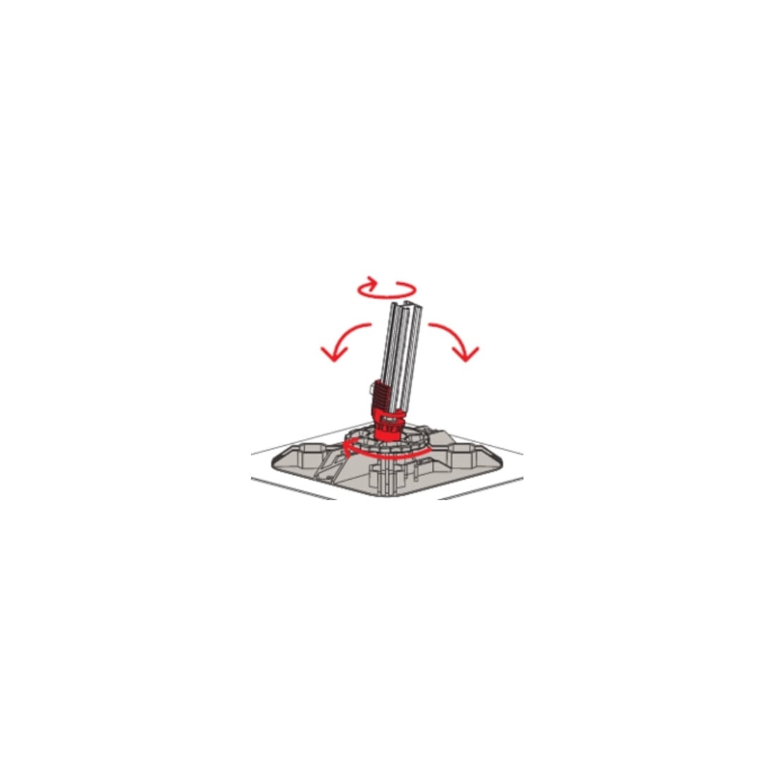 fischer Flachdachfuß FFRB standard