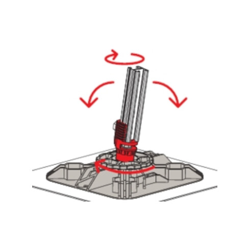 fischer Flachdachfuß FFRB standard