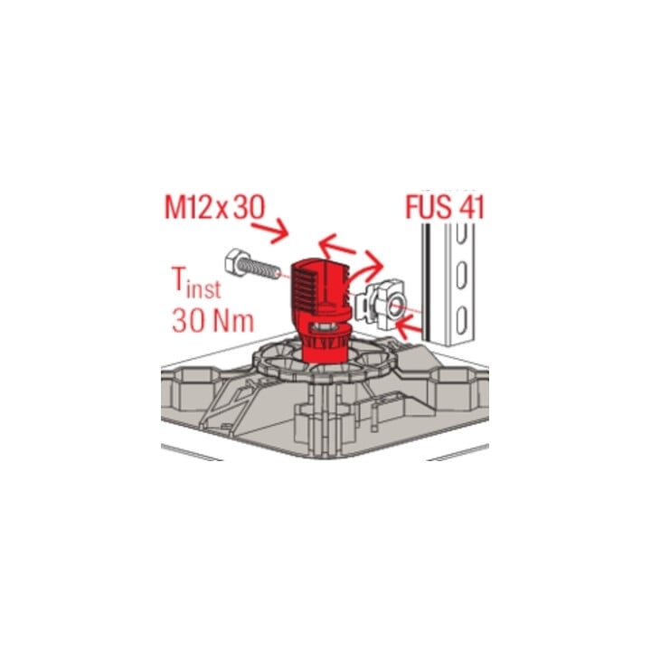fischer Flachdachfuß FFRB standard