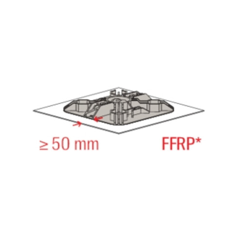 fischer Flachdachfuß FFRP Schutzvlies