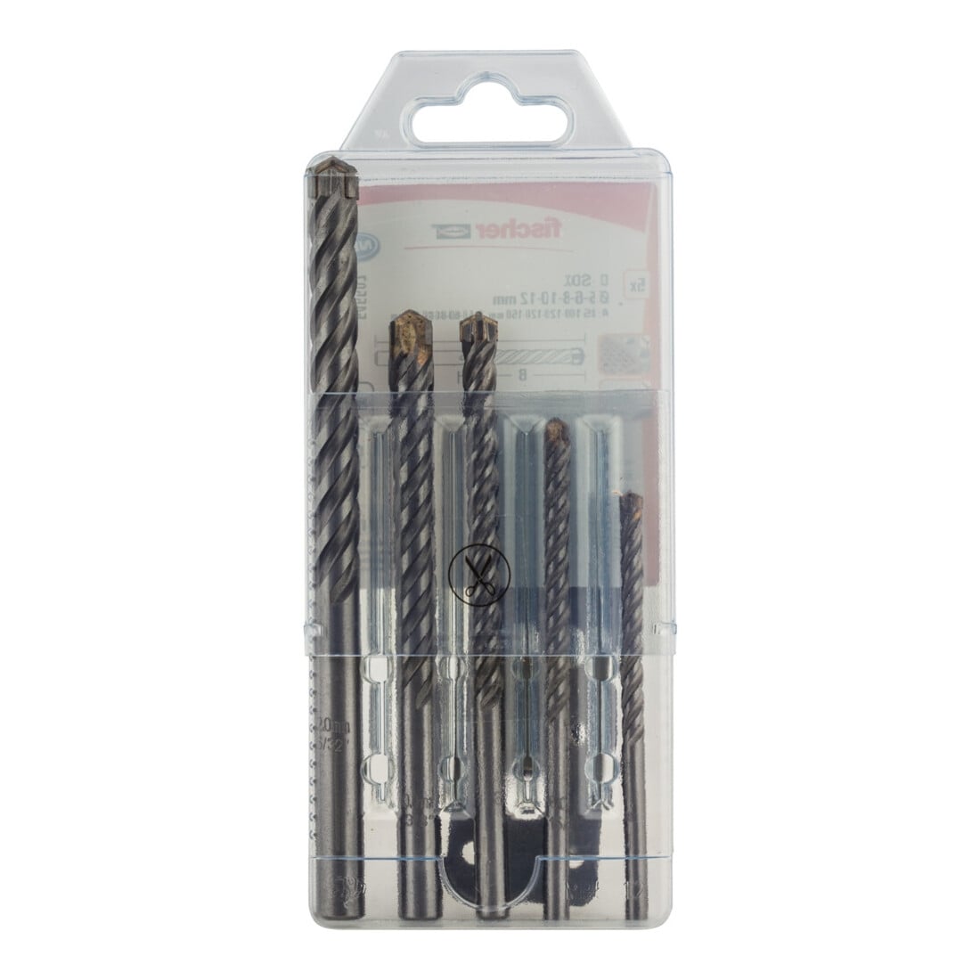fischer Forets à pierre D-SDX SET (Ø 5,6,8,10,12)