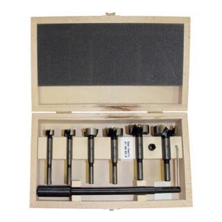 Fischer Forstnerbohrersatz Wave D7483G 6-tlg. 15-40 x 60/90mm