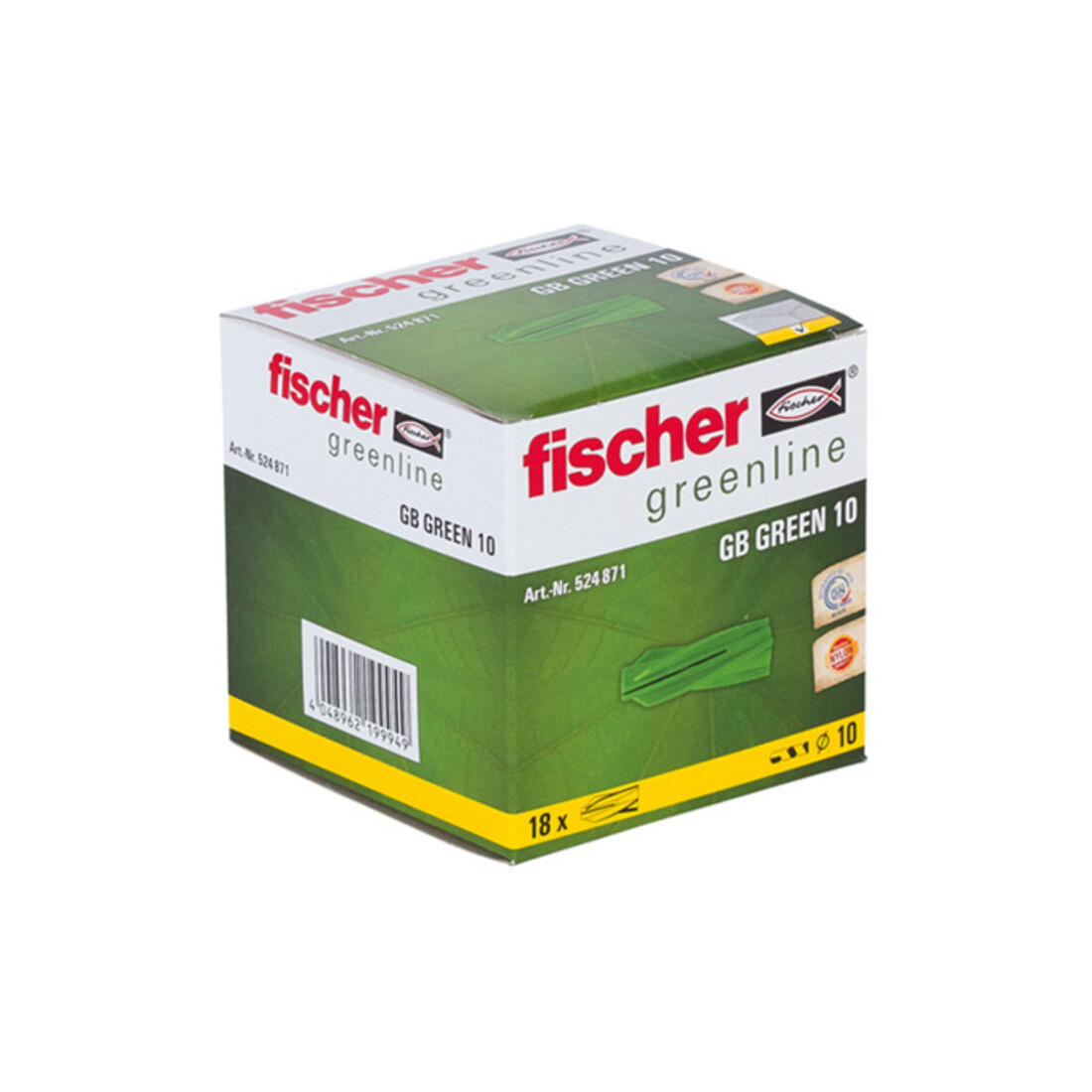fischer Gasbetondübel GB GREEN 10