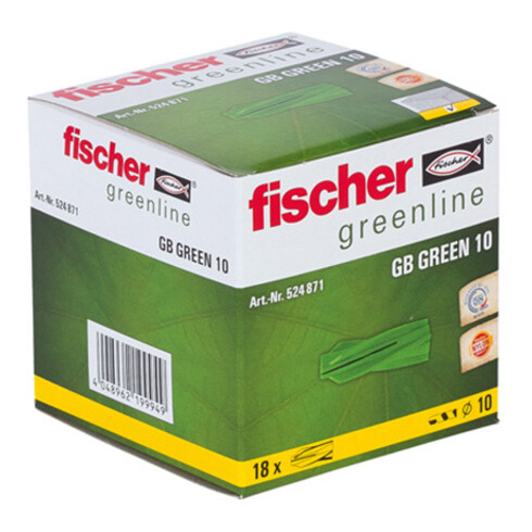 fischer  Gasbetonplug GB Green 10