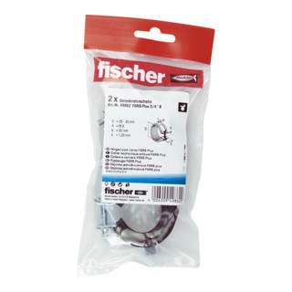 fischer Gelenkrohrschelle FGRS Plus 3/4" B (2)