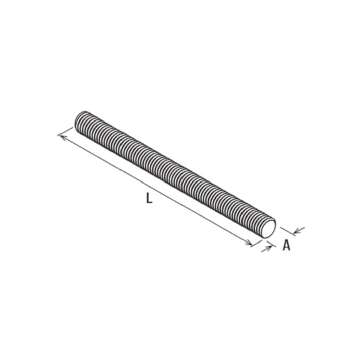 fischer Gewindestange G 1/2" - 2000