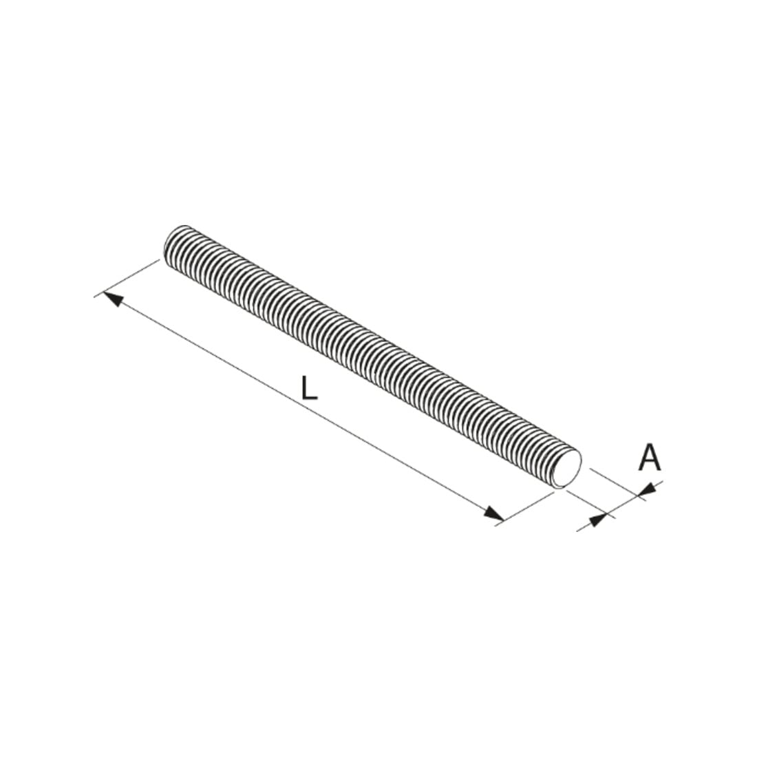 fischer Gewindestift GS 10x40 A4